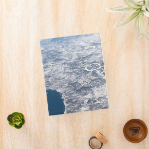 Manicouagan Crater And The St. Lawrence River Mini Binder
