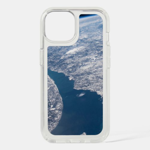 Manicouagan Crater And The St Lawrence River iPhone 15 Case