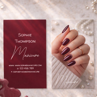 Manicure artist  business card