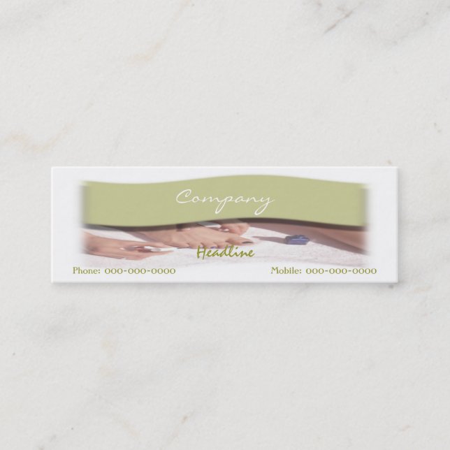 Manicure Business Card (Front)