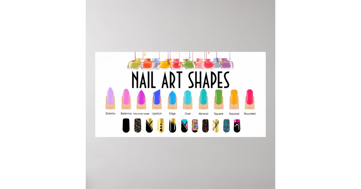 Manicure Nail Art Poster | Zazzle