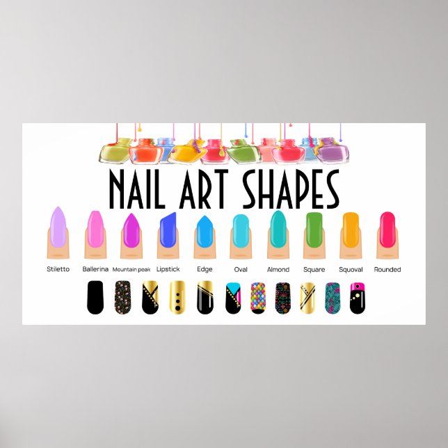 Manicure Nail Art Poster (Front)