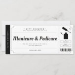 Manicure Pedicure Gift Voucher Certificate Invitation<br><div class="desc">EDITABLE. Gift your loved ones with a Mani Pedi voucher. Perfect for birthdays and anniversaries. Personalize your voucher today! For a custom voucher/certificate,  please send me a message.</div>