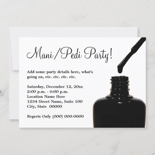 Nail Polish Invitation