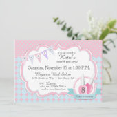 Manicure & Pedicure Spa Party Birthday Invitation (Standing Front)