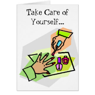Manicure "Take Care of Yourself" Cards