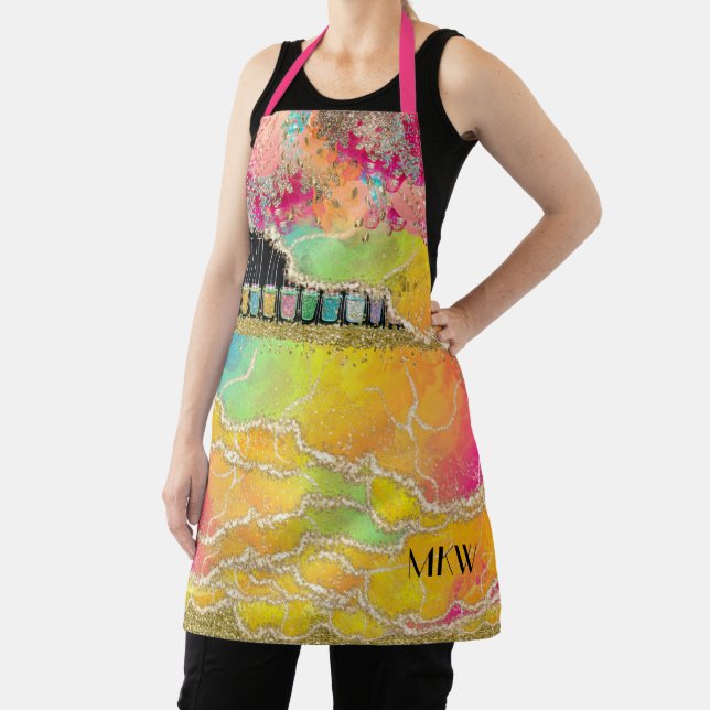 Manicure Version Tropical Glam Apron (Insitu)
