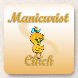 Manicurist Chick Coaster