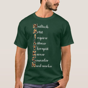 Manicurist Cosmetologist Nail Tech 1 T-Shirt