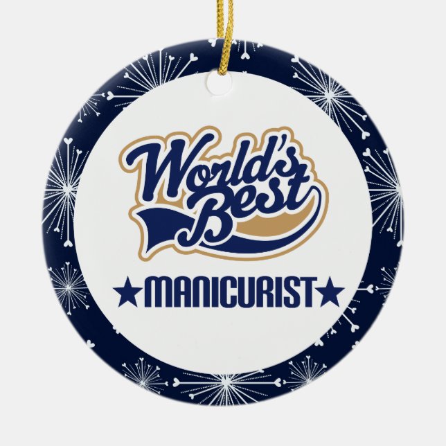 Manicurist Gift Ornament (Front)
