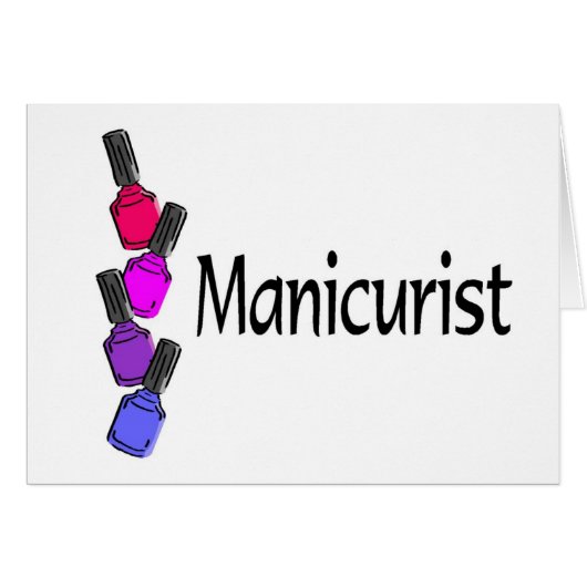 Manicurist Polish Cards (Front Horizontal)