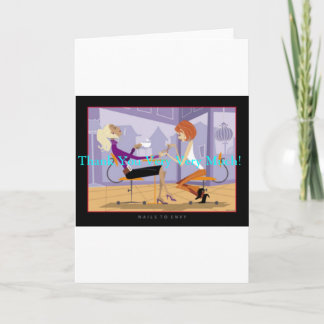 Manicurist Thank you Card