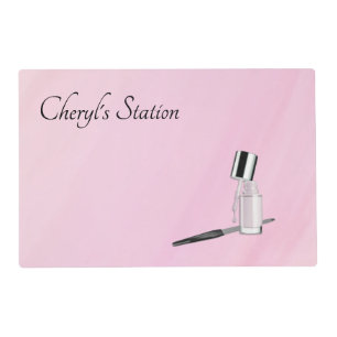 Manicurists Station Custom Text Placemat