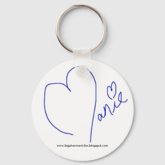 Manielogo, www.bigpharmavictim.blogspot.com keychain