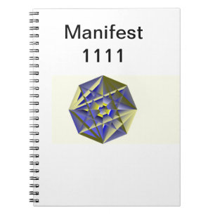 Manifest 1111 Crystal Notebook