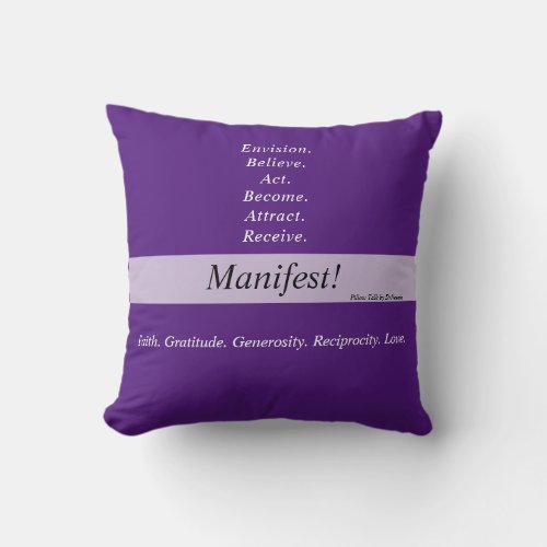 Manifest 16x16 two_sided Throw Pillow _Purple v5