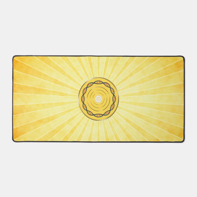Manifest abundance art cool design for desk mat (Front)