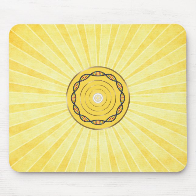 Manifest abundance art cool design for mouse pad (Front)
