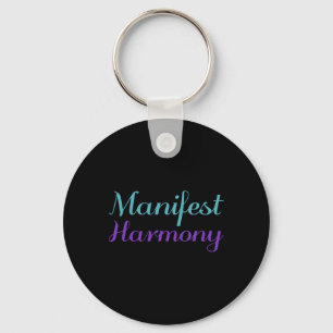 Manifest Harmony Purple Suicide Prevention Awarene Keychain