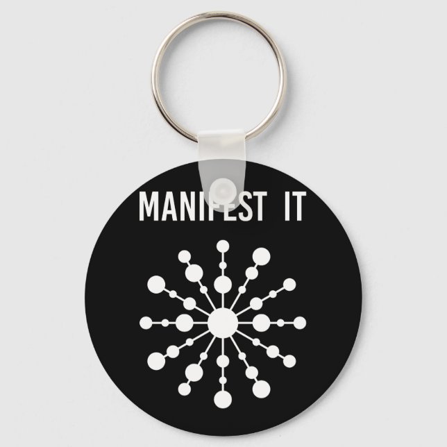 Manifest it keychain (Front)