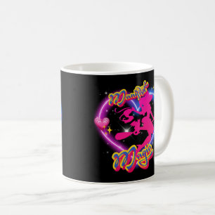 Manifest Magic Witch Mug, Cute Magical Witch Coffee Mug