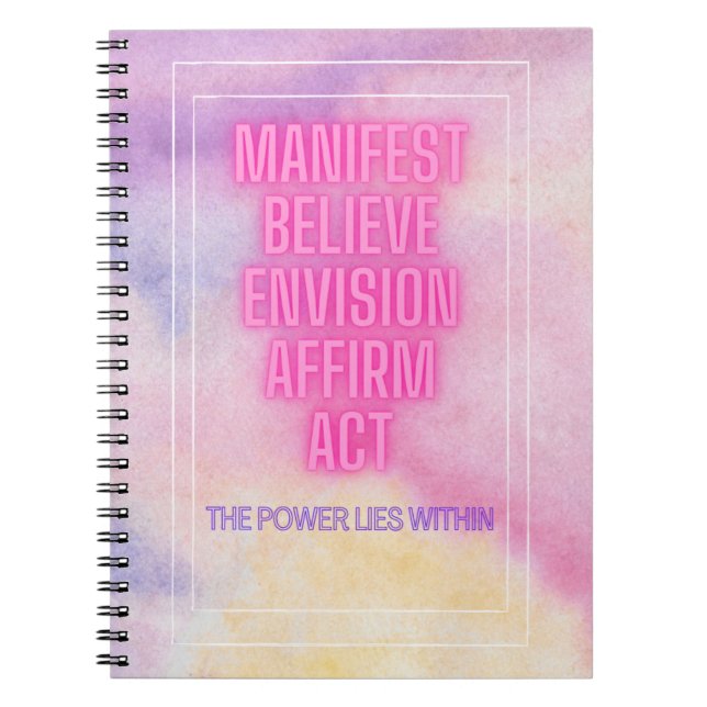 Manifest Notebook (Front)
