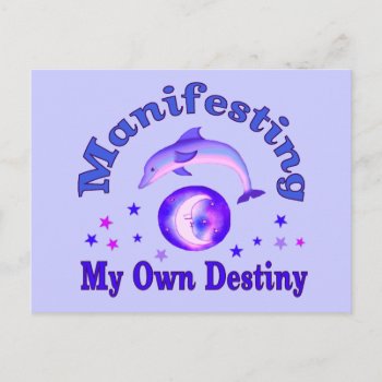 Manifest Own Destiny Postcard by orsobear at Zazzle