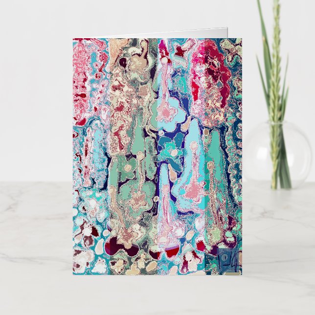 MANIFEST YOUR LOVE & FREINDLINNES WHIT A INVITATIO FOIL GREETING CARD (Front)