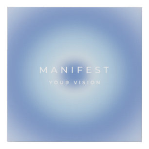 Manifest Your Vision Faux Canvas Print