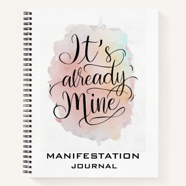 *~* Manifestation AP85  Law of Attraction Notebook (Front)