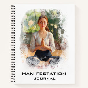 *~* Manifestation AP85 Manifesting Flowers Woman Notebook