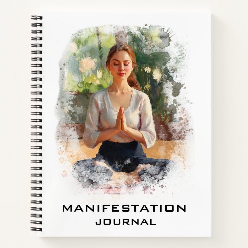  Manifestation AP85 Manifesting Flowers Woman  Notebook