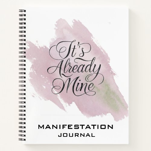  Manifestation Manifesting AP85 Law Notebook