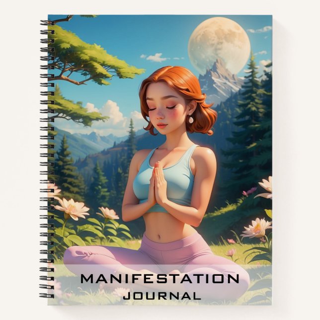 *~* Manifestation Moon AP85 Manifesting Lady Notebook (Front)