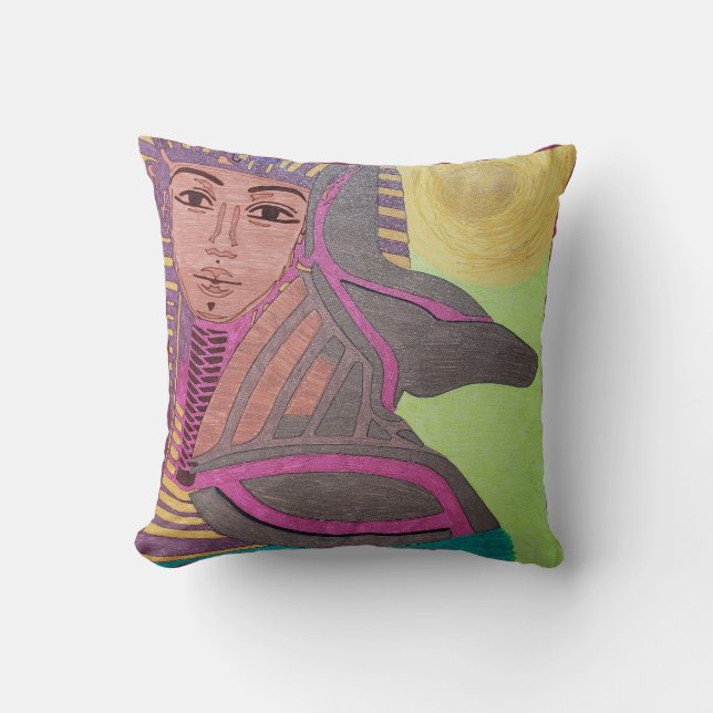 Manifestations Of Anpu  Throw Pillow (Front)