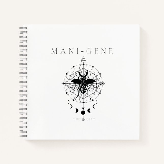 Manifesting Generator Human Design Type Notebook (Front)