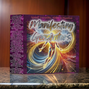 Manifesting Generator Student Human Design 3 Ring Binder