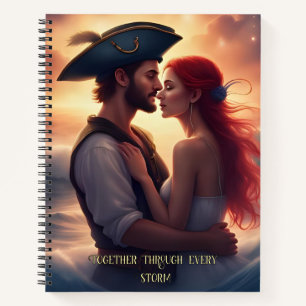 Manifesting Love – Romantic Pirate Couple Notebook