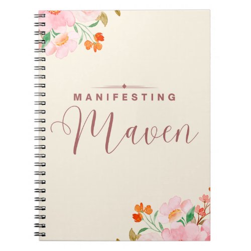 Manifesting Maven Law of Attraction Notebook