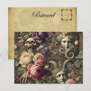 Manifesting Mythos – Gothic Victorian Holiday Postcard