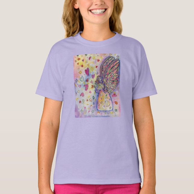 Manifesting Universe Angel Art Child T-Shirts (Front)