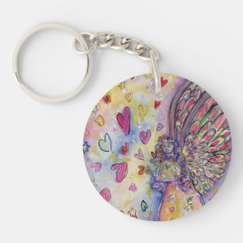 Manifesting Universe Angel Custom Art Keychains