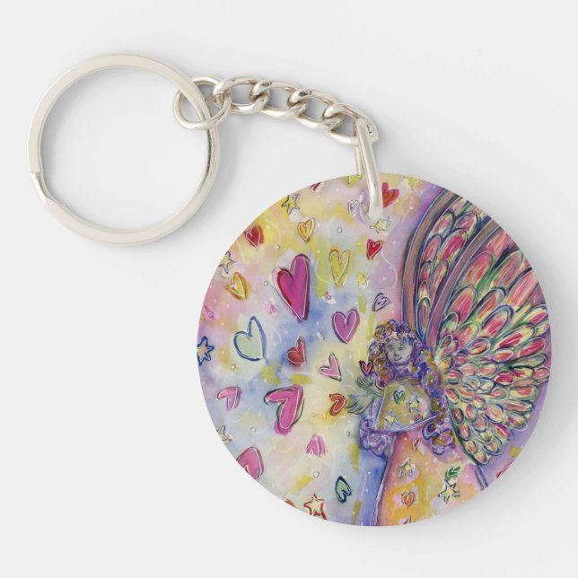 Manifesting Universe Angel Custom Art Keychains (Front)