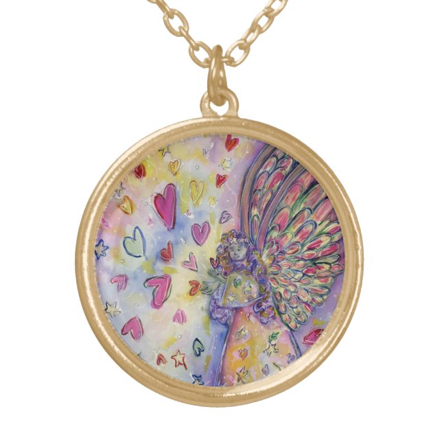 Manifesting Universe Angel Jewelry Charm Necklaces (Front)