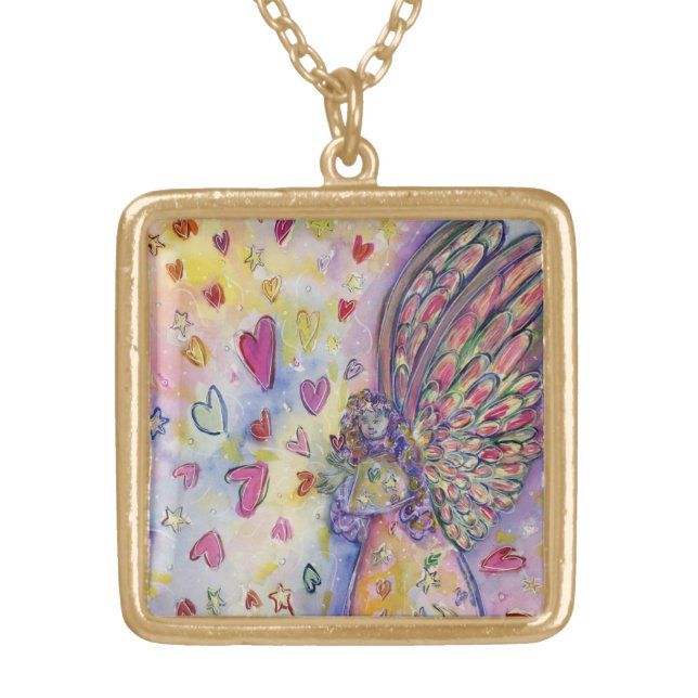 Manifesting Universe Angel Jewelry Charm Necklaces (Front)