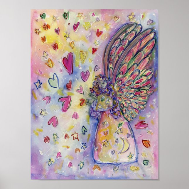 Manifesting Universe Angel Poster Art Prints (Front)