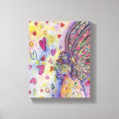 Manifesting Universe Angel Wrapped Canvas Painting