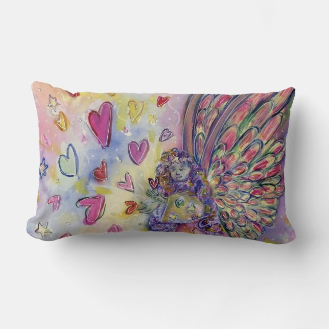 Manifesting Universe Guardian Angel Throw Pillows (Front)