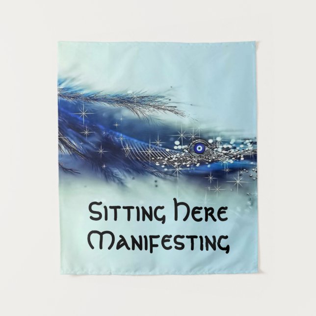 MANIFESTING WALL ART (TAPESTRY)  (50" x 60")  Tapestry (Front)