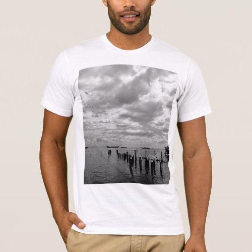 Manila Bay Baywalk Waterfront Mens T_Shirt